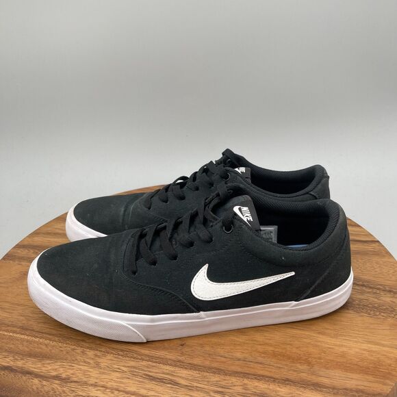 Nike SB Charge Shoes Mens Size 12 Black Skate Casual Comfort Walking Sneakers